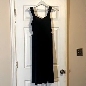 Free Press Classic Black Midi Dress